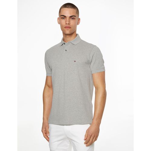 Polo dritta maglia piqué stretch - TOMMY HILFIGER - Modalova