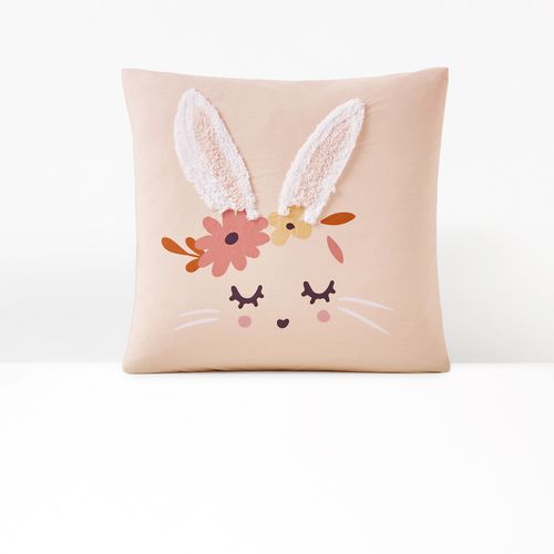 Federa Per Guanciale Cotone Biologico, Lapin Fleuri Taglie 63 x 63 cm - la redoute interieurs - Modalova