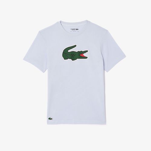 T-shirt Girocollo In Jersey Con Logo Uomo Taglie S - lacoste - Modalova