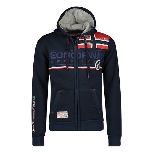 Felpa con cappuccio stampata Flipper - GEOGRAPHICAL NORWAY - Modalova