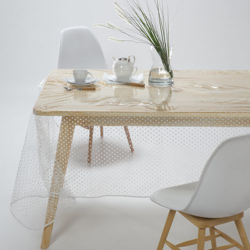 Tovaglia Pvc Trasparente Fantasia A Pois Taglie 140 x 200 cm - so'home - Modalova