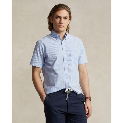 Camicia In Seersucker Uomo Taglie M - polo ralph lauren - Modalova