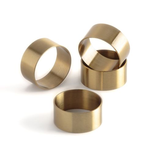 Confezione da 4 anelli dorati per tovaglioli, DAJAN - LA REDOUTE INTERIEURS - Modalova