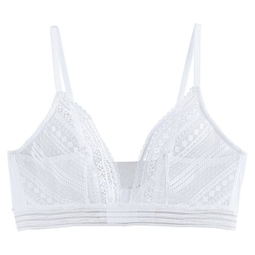 Reggiseno Senza Ferretti In Pizzo Nayea Donna Taglie 8 E - la redoute collections plus - Modalova