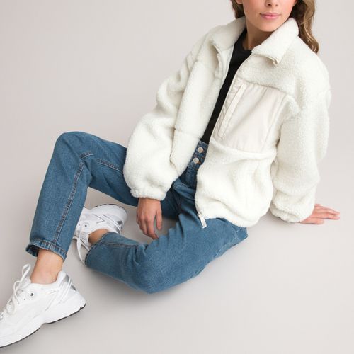 Giacca con cerniera in sherpa, collo alto - LA REDOUTE COLLECTIONS - Modalova