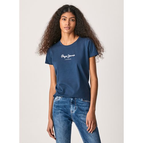T-shirt Maniche Corte, Logo Davanti Donna Taglie M - pepe jeans - Modalova
