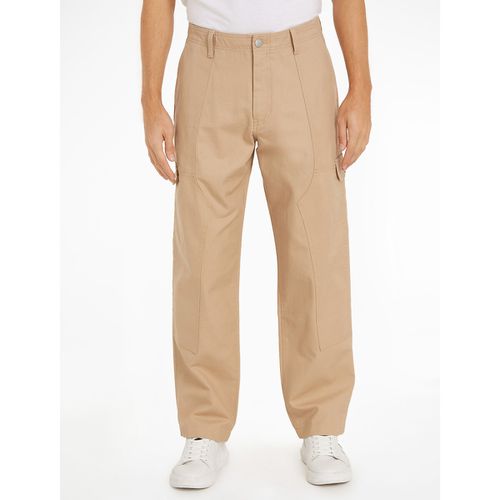 Pantaloni Carpenter In Cotone Uomo Taglie 3XL - calvin klein jeans - Modalova