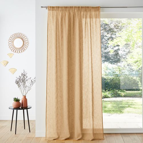 Tenda Effetto Lino Con Profilo Arricciato Nyong Taglie 250 x 140 cm - la redoute interieurs - Modalova