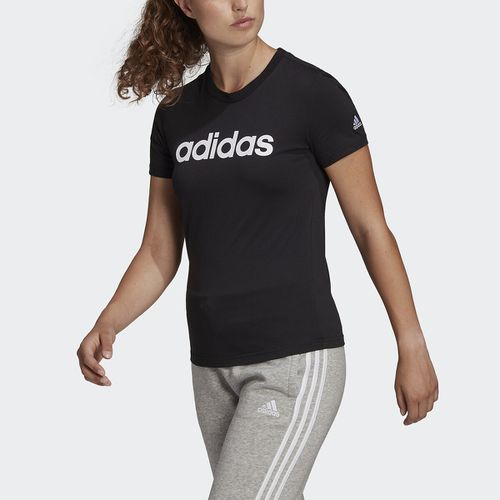 T-shirt Slim Essentials, Logo Davanti Donna Taglie XS - adidas sportswear - Modalova