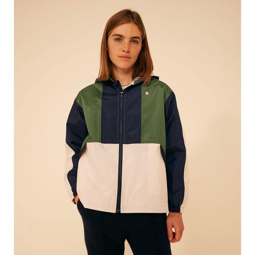 Giacca anti vento color block con cappuccio - PETIT BATEAU - Modalova