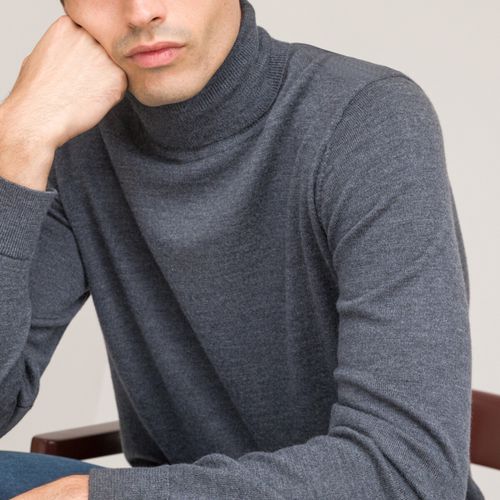 Pull Dolcevita, In Pura Lana Merino Uomo Taglie S - la redoute collections - Modalova