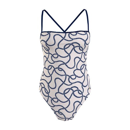 Costume Da Bagno Intero Con Dorso Regolabile Donna Taglie S - tommy hilfiger - Modalova