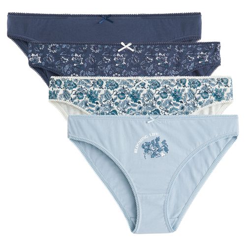 Confezione da 4 slip cotone - LA REDOUTE COLLECTIONS PLUS - Modalova