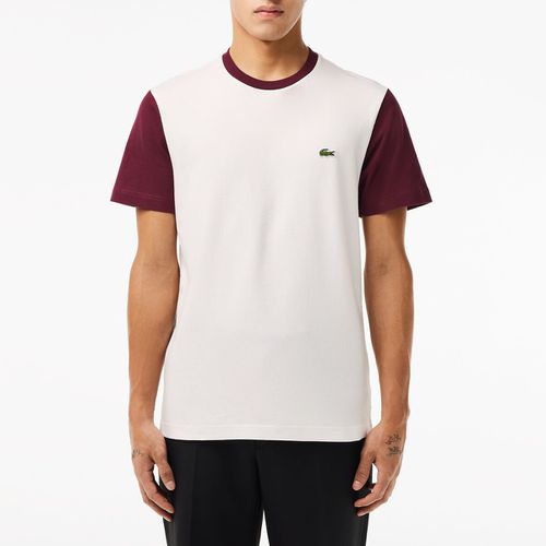 T-shirt Colorblock Girocollo In Jersey Uomo Taglie S - lacoste - Modalova