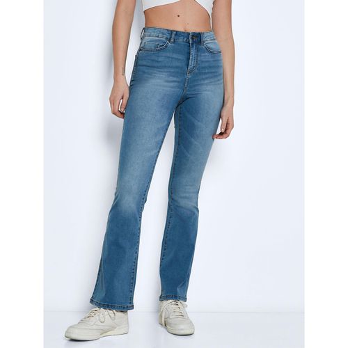 Jeans Flare, Vita Alta Donna Taglie W27 L32 (US) - 40 (IT) - noisy may - Modalova