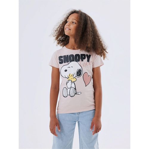 T-shirt Maniche Corte Snoopy Bambina Taglie 8 anni - 126 cm - name it - Modalova