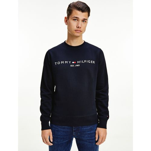 Felpa scollo rotondo Tommy Logo - TOMMY HILFIGER - Modalova