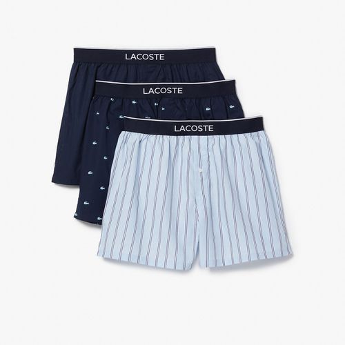 Confezione da 3 boxer in cotone - LACOSTE - Modalova