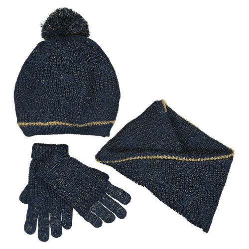 Completo berretto con pompon + snood + guanti - LA REDOUTE COLLECTIONS - Modalova