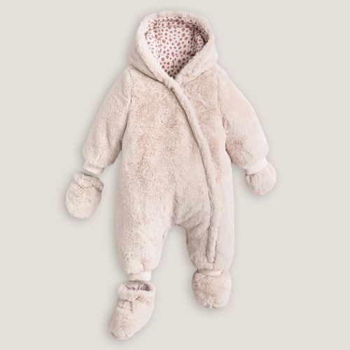 Tuta Felpata Con Cappuccio, 1 Mese-2 Anni Taglie 1 mese - 54 cm - la redoute collections - Modalova