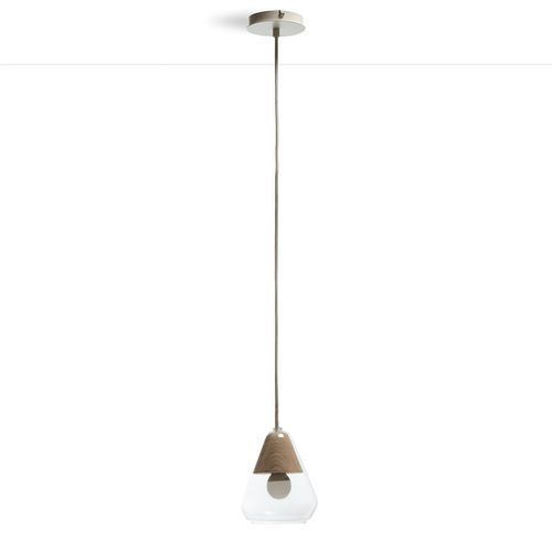 Lampadario In Vetro E Legno, Nasoa - la redoute interieurs - Modalova