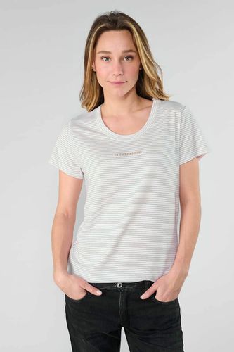 T-shirt A Righe Sottili, Scollo A U Donna Taglie S - le temps des cerises - Modalova