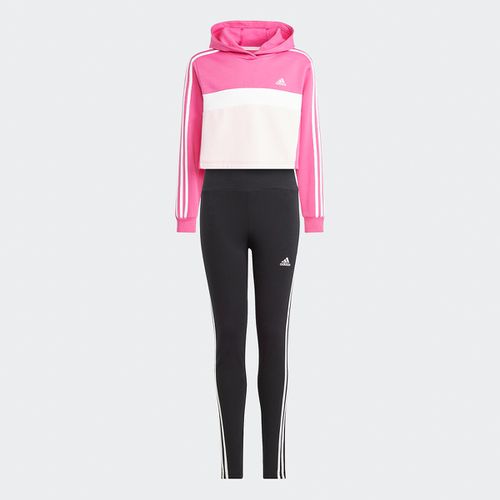 Completo Felpa Con Cappuccio + Leggings In Felpa Taglie 7/8 anni - 120/126 cm - adidas sportswear - Modalova