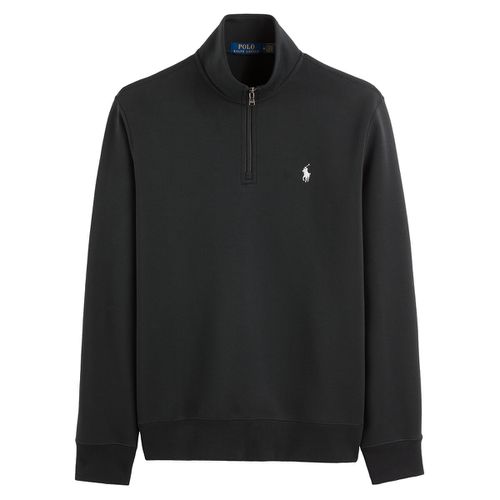 Felpa Con Cerniera E Collo Alto Nero Uomo Taglie M - polo ralph lauren - Modalova