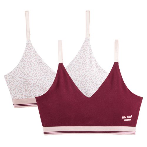 Confezione da 2 brassiere con sottili spalline - LA REDOUTE COLLECTIONS - Modalova