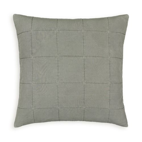 Federa per cuscino cotone lavato 65x65cm, Sparrow - LA REDOUTE INTERIEURS - Modalova