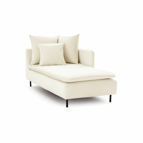 Chaise longue componibile in velluto P179 cm, Ivete - LA REDOUTE INTERIEURS - Modalova