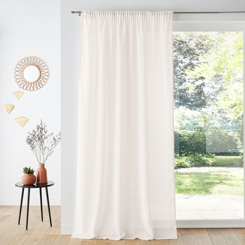 Tenda Effetto Lino Con Profilo Arricciato Nyong Taglie 180 x 140 cm - la redoute interieurs - Modalova