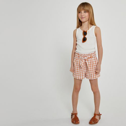 Shorts A Quadri Bambina Taglie 3 anni - 94 cm - la redoute collections - Modalova