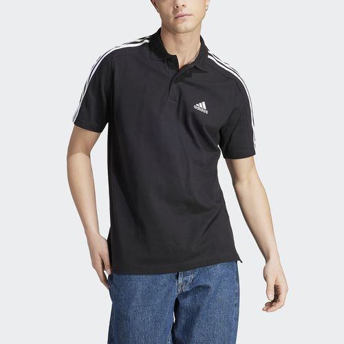 Polo Con Logo Piccolo In Piqué Ricamato Essentials Uomo Taglie XS - adidas sportswear - Modalova