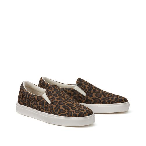 Sneakers Slip-on Stampa Leopardata Donna Taglie 36 - la redoute collections - Modalova