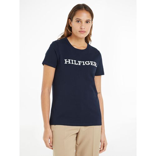 T-shirt scollo rotondo maniche corte - TOMMY HILFIGER - Modalova