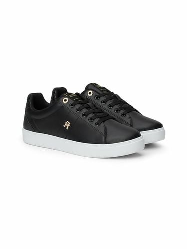 Sneakers In Pelle Elevated Essential Monogram Donna Taglie 40 - tommy hilfiger - Modalova