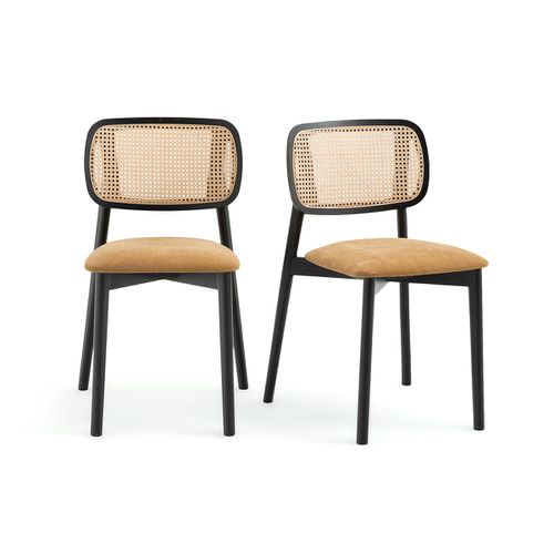 Confezione da 2 sedie faggio e vimini, Rivio - LA REDOUTE INTERIEURS - Modalova