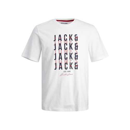 T-shirt Girocollo Con Logo Taglie XS - jack & jones - Modalova