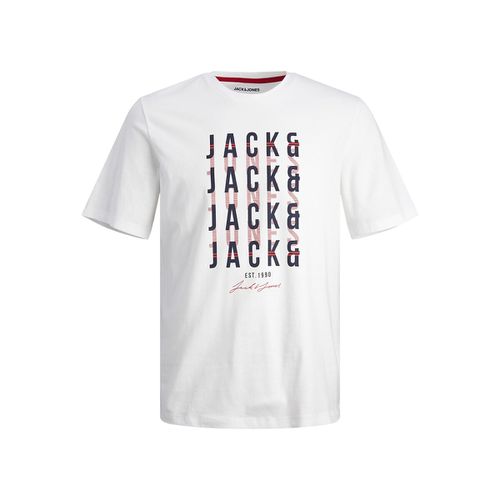 T-shirt Girocollo Con Logo Uomo Taglie XS - jack & jones - Modalova