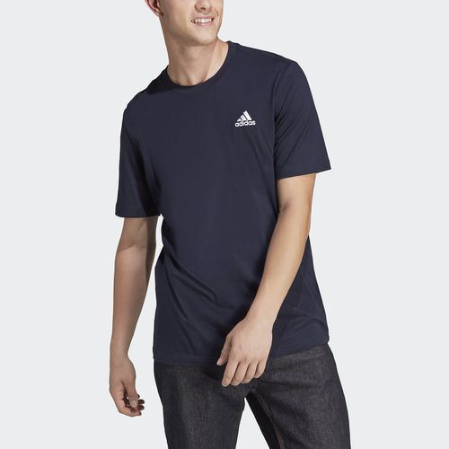 T-shirt con logo ricamato Adidas Essentials - ADIDAS SPORTSWEAR - Modalova