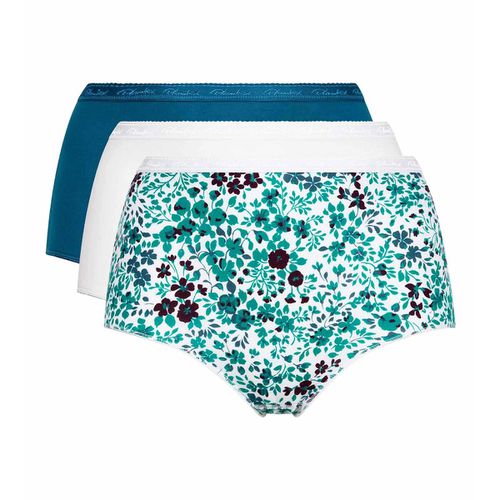 Confezione 2 + 1 Gratuito Slips Midi In Cotone Bio Donna Taglie 46 - playtex - Modalova