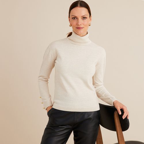 Pull A Collo Alto, Maglia Fine, Misto Lana Donna Taglie 34/36 (FR) - 38/40 (IT) - anne weyburn - Modalova