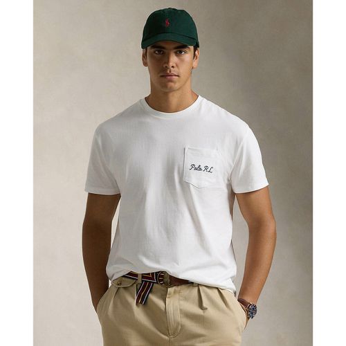 T-shirt dritta con logo - POLO RALPH LAUREN - Modalova