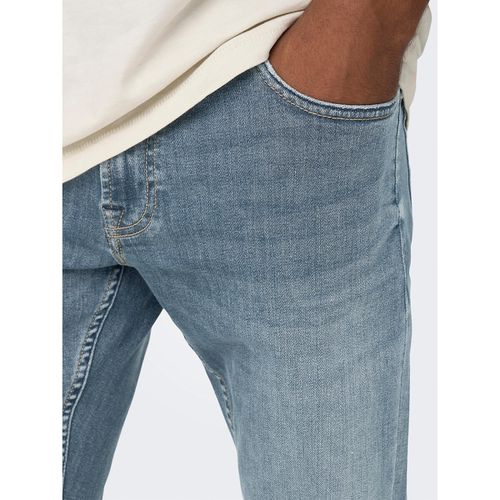 Jeans Slim Stretch Loom Uomo Taglie W33 L32 (US) - 46 (IT) - only & sons - Modalova