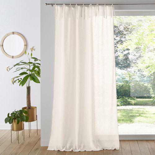 Tenda Effetto Lino Con Laccetti, Nyong Taglie 250 x 140 cm - la redoute interieurs - Modalova