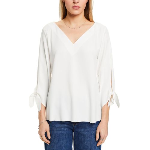 Blusa Con Scollo A V E Maniche 3/4 Donna Taglie M - esprit - Modalova