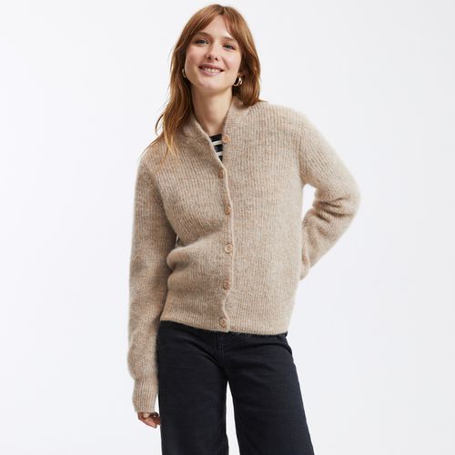 Cardigan stile bomber, in misto alpaca - LA REDOUTE COLLECTIONS - Modalova