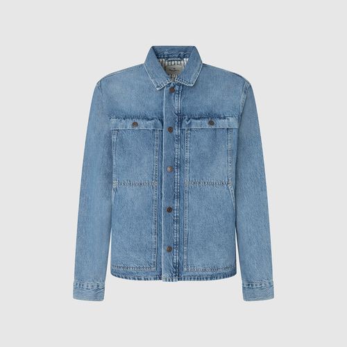 Sovracamicia In Denim Uomo Taglie M - pepe jeans - Modalova