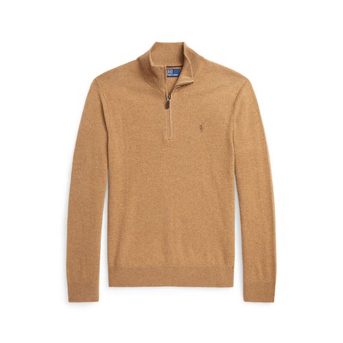 Maglione mezza cerniera in lana Pony Player ricamato - POLO RALPH LAUREN - Modalova